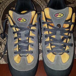 NorthWave Men's Mountain Bike (Gray and Yellow) Athletic Shoes